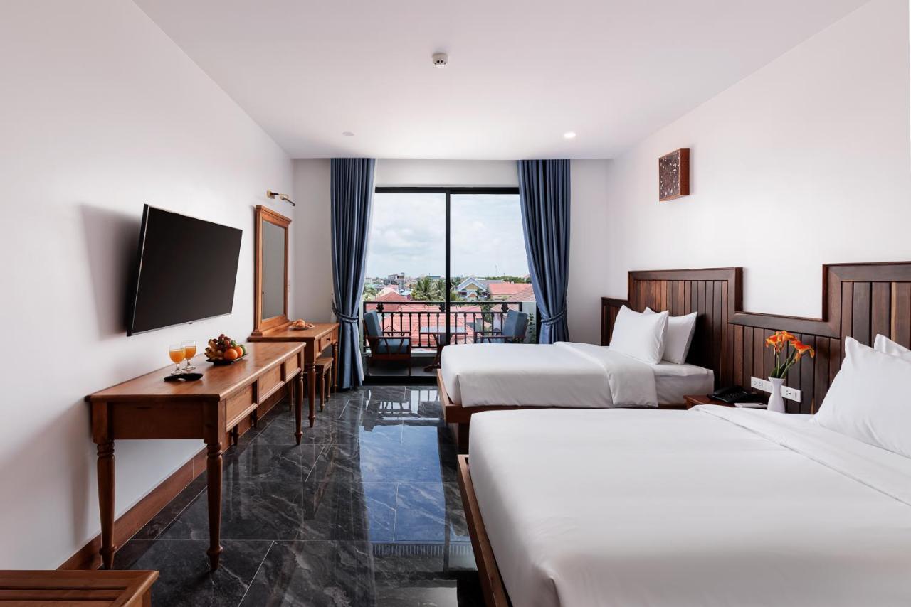 Two Seasons Siem Reap Hotel Экстерьер фото Deluxe twin room